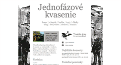 Desktop Screenshot of jednofazovekvasenie.sk